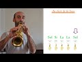 Tuto saxophone  au clair de la lune  mlodies simplifies  vous de jouer 