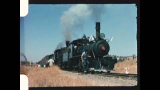 1970s Sierra Railroad Train Footage Near Jamestown, CA – 8mm Color Film 2K Restoration