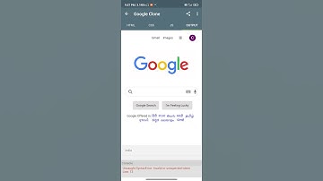 Google  Clone Using Html And Css #shorts