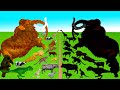 Prehistoric Mammals vs Shadow Itself Mammals Size Comparison Mammoth Vs Mammoth Animal Epic Battle