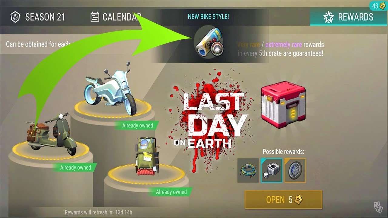 REWARDS - SEASON 21 - LDOE - Last Day On Earth.