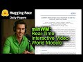 minWM: Real-Time Interactive Video World Models