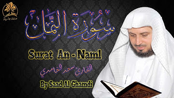 قرآن كريم | سورة النمل | تلاوة خاشعة مؤثرة  | الشيخ سعد الغامدي | Surat Ash - Naml | Saad Al Ghamdi