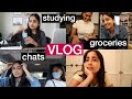 Study Sessions, Thai Food, Groceries & Chats | VLOG