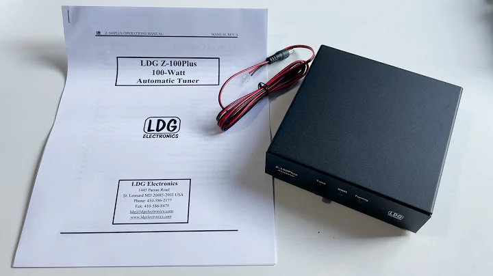 LDG Z-100 Plus Automatic Antenna Tuner - Unboxing
