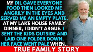 My Daughter-in-law Gave Everyone Food Then Looked Me Angrily In The Eyes And Served Me An Empty..