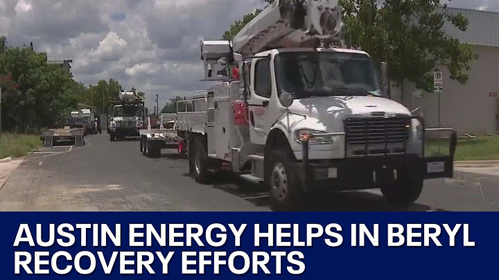 Hurricane Beryl: Austin Energy crew heads to Houston for recovery efforts | FOX 7 Austin