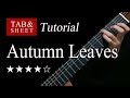 Autumn Leaves - Fingerstyle Lesson + TAB