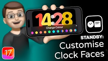Customise your StandBy Screen Clock with Different Styles, Colours and More!