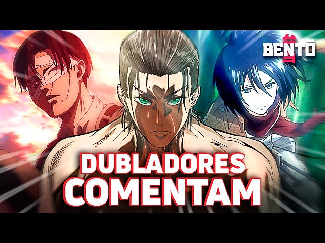 Conheça os Dubladores de Attack on Titan no Brasil (Incluindo