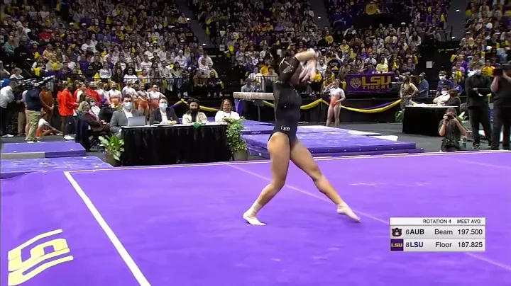 Haleigh Bryant Floor LSU vs Auburn 2022 9.950