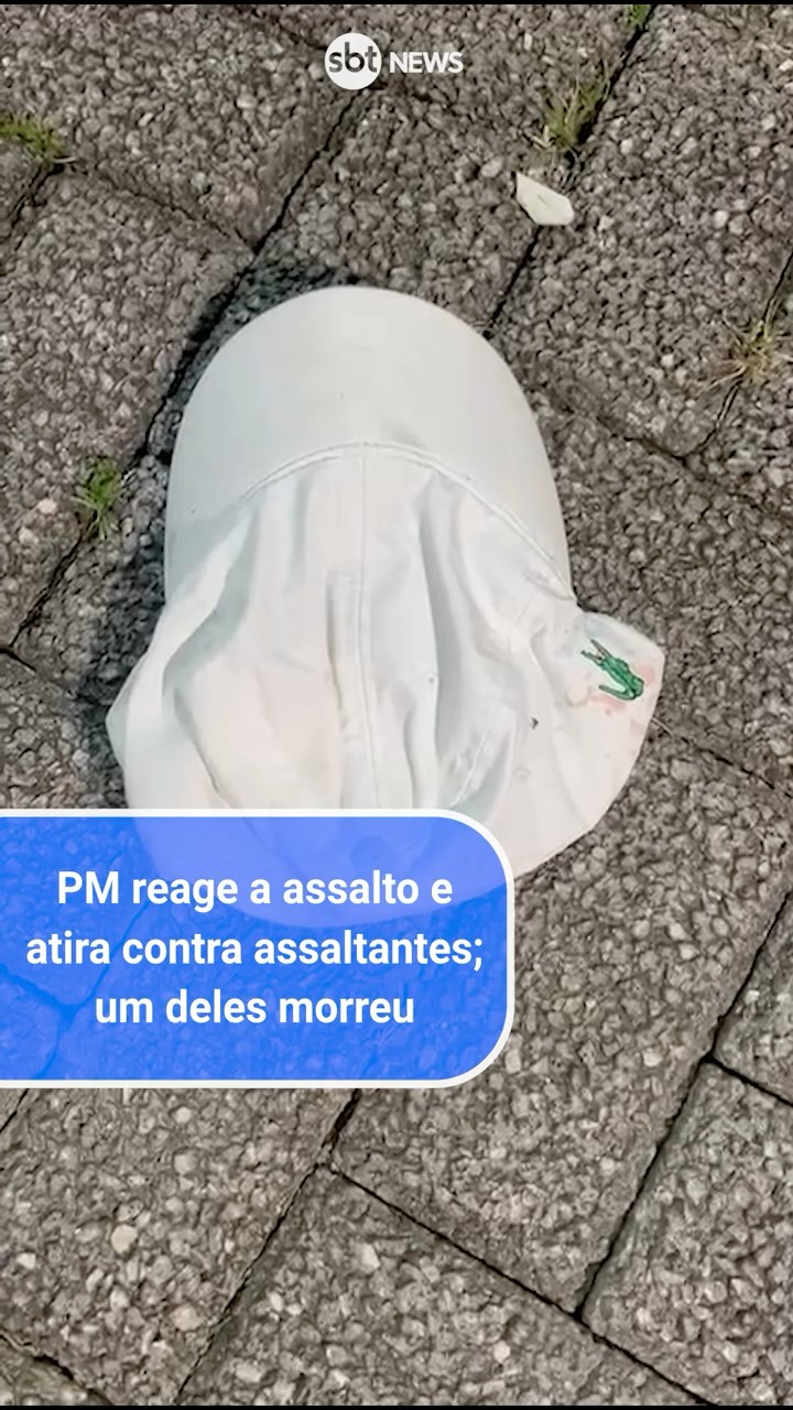 PM reage a assalto e atira contra assaltantes; um morreu