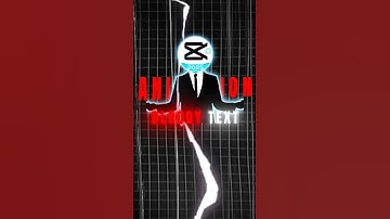 Text Animation Tutorial 💀 Capcut video editing #shorts #tutorial