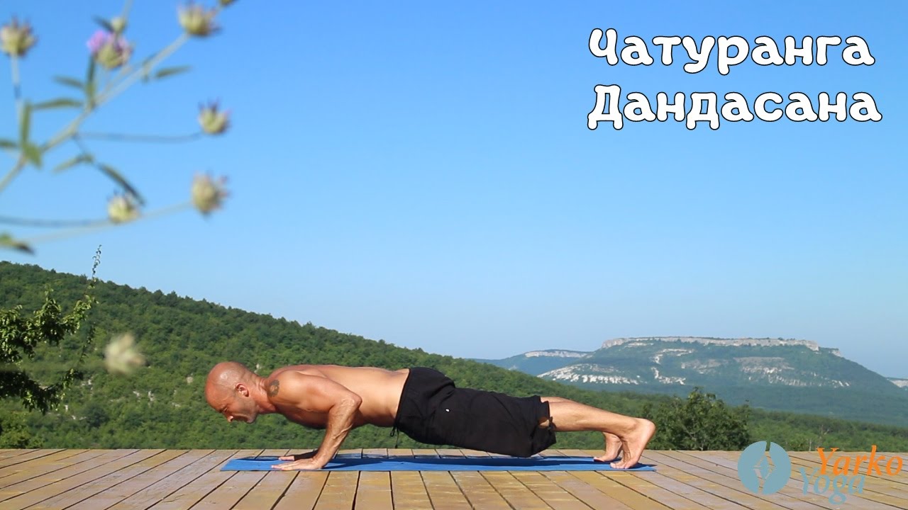 Чатуранга Дандасана. Йога для начинающих. - YouTube