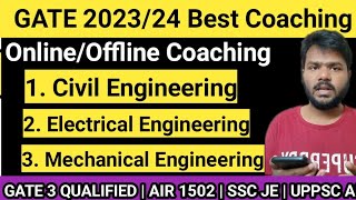 Gate-2022/23 Top 5 best Coaching | Electrical, Civil, Mechanical Engineering |