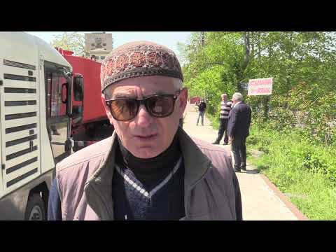 ზესტაფონის ქუჩები სადეზინფექციო ხსნარით მოირეცხა