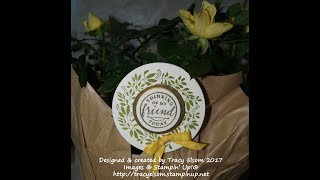 Flower Spike Tag
In this video I show you how to create a tag on a stick for use when giving plants as gifts.
For a full list of all the Stampin Up! tools and materials used see my blog post http://www.stampinup.net/blog/2135247/entry/alternative_tags Flower Spike Tag