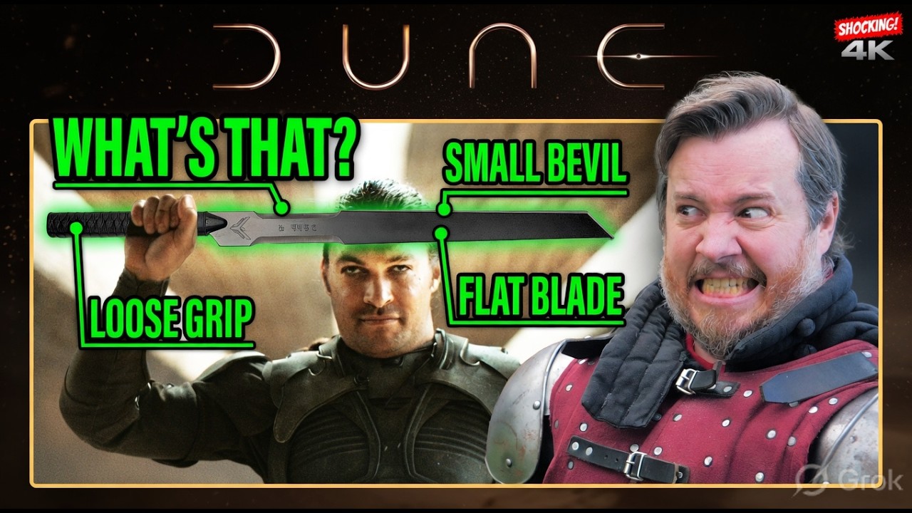 This ONE thing SHOCKED me about the SWORDS from DUNE