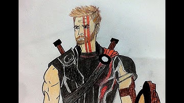 How to Draw THOR (Thor: Ragnarok) | Narrated Easy Step-by-Step Tutorial