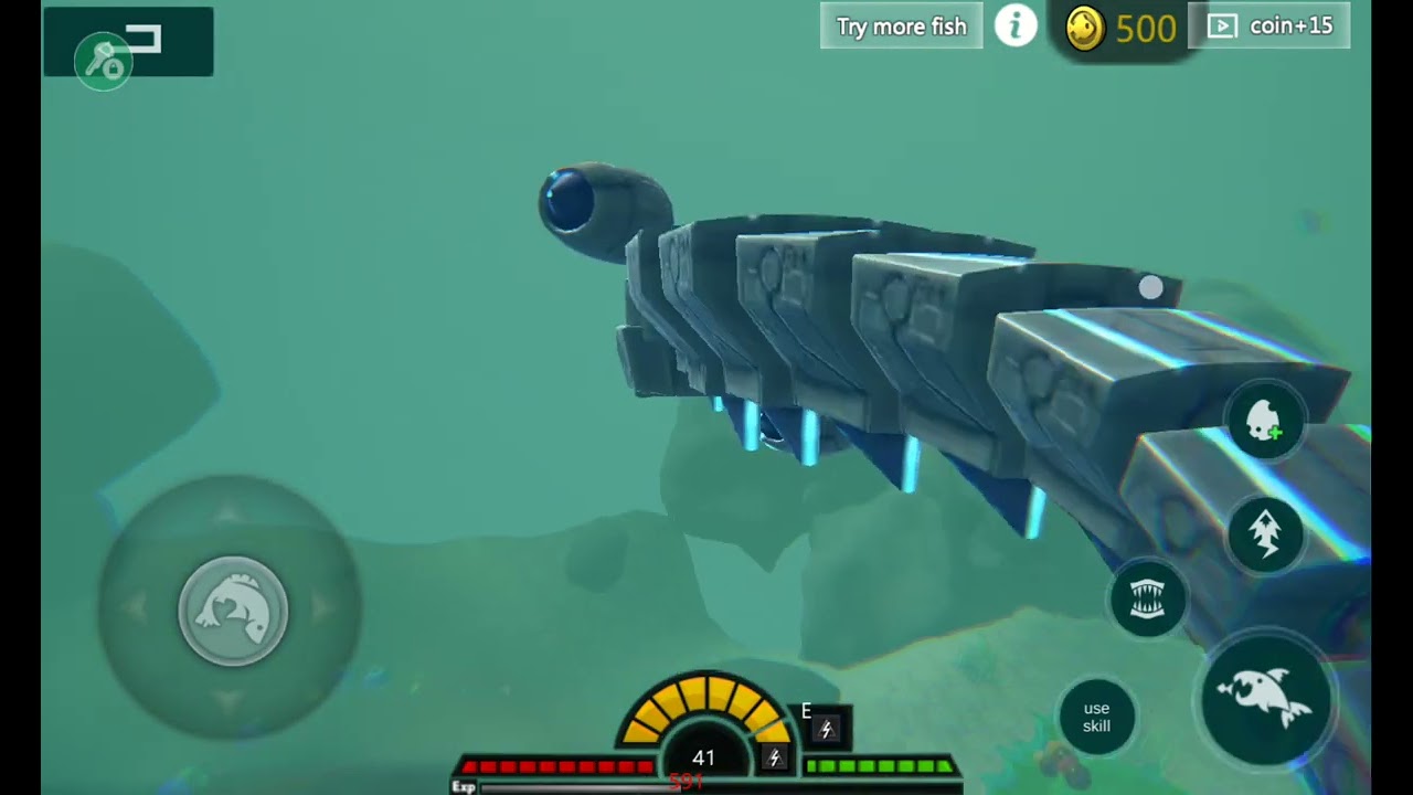 BELUT ROBOT PUNYA KEMAMPUAN LISTRIK ⚡️MEMAKAN IKAN KECIL LV4-9 GAME FEED AND GROWFISH 🐟🐠