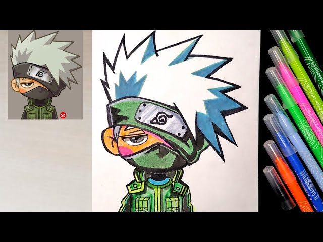 How to Draw Kakashi  Naruto- - C4K ACADEMY