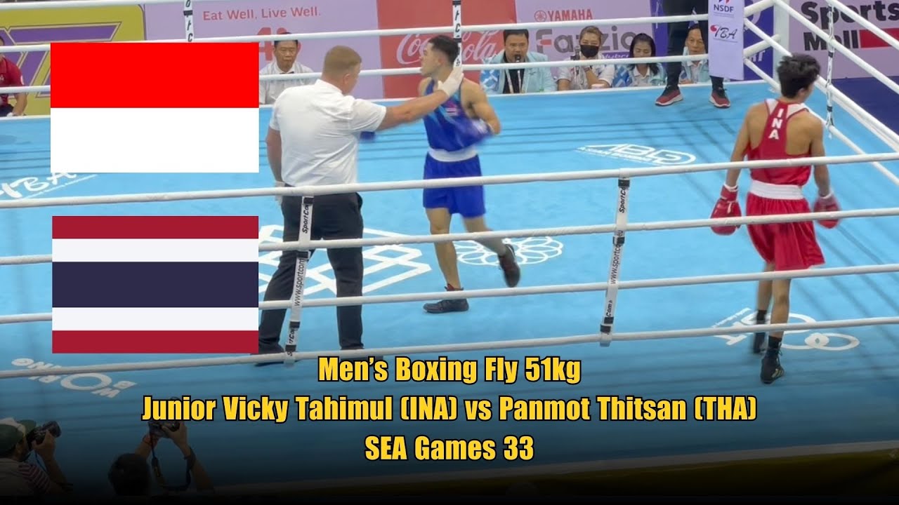 Men’s Boxing Fly 51kg: Junior Vicky Tahimul (INA) vs Panmot Thitsan (THA) | SEA Games 33