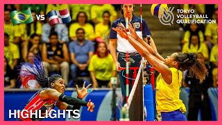 Brazil vs dominican republc | highlights day 3 women's volleyball
olympic qualification 2019