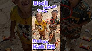 Bocil makan Snack bekas kak DS #anakdesa #minivlog #comedy #snack #magic