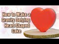 How to Make a Gravity Defying Heart Shaped Cake | We Heart Cake