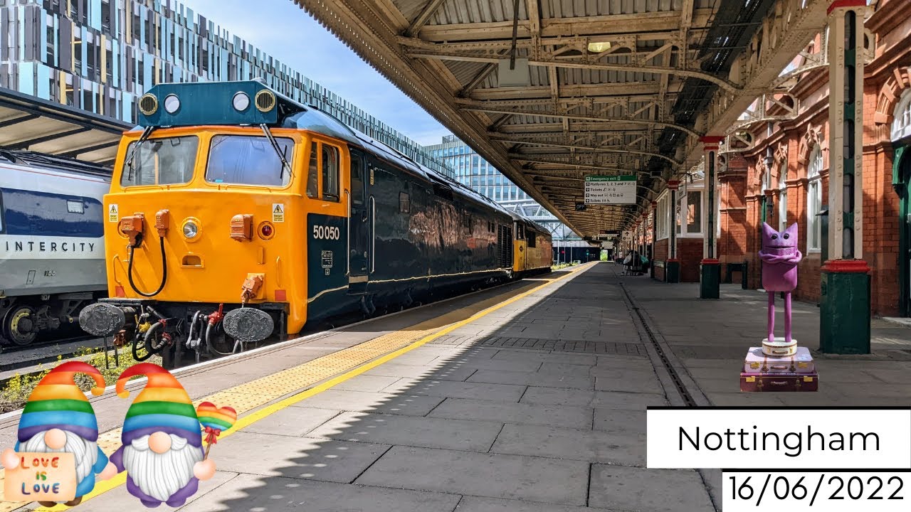 *Class 50 & Class 56* Trains at Nottingham (16/06/2022)