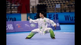 Men's Taijijian 男子太极剑 第1名 福建队 陈洲理 9.71分 fu jian chen zhou li 2017年全国武术套路锦标赛