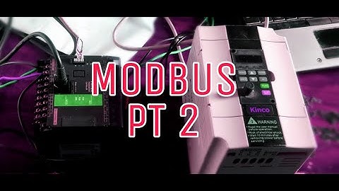 Modbus communication between Fatek PLC and Kinco VFD-part2