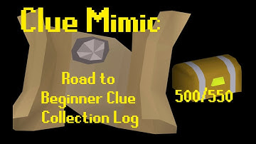 OSRS - Clue Mimic Loot From 50 Beginner Clue Scroll Caskets [500/550]