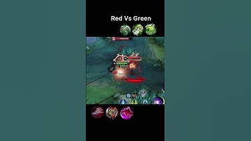 Dyrroth Red Build vs Green Build – Which One Destroys Faster? 🔴🟢 #mlbb #shorts