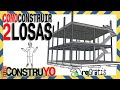 Losas Ligeras Economicas de Concreto para Casa con Vigas metalica y Columnas con ESTRUCTURA METÁLICA