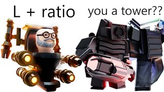 TTD Scientist Mech meets other Towers… (Meme)