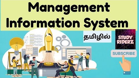 Management Information System| MIS | Explained in Tamil | @StudyRiderz