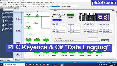 PLC Keyence & Visual Studio C# "PLC Trigger Logging"