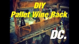 DC. Pallet Wine Rack