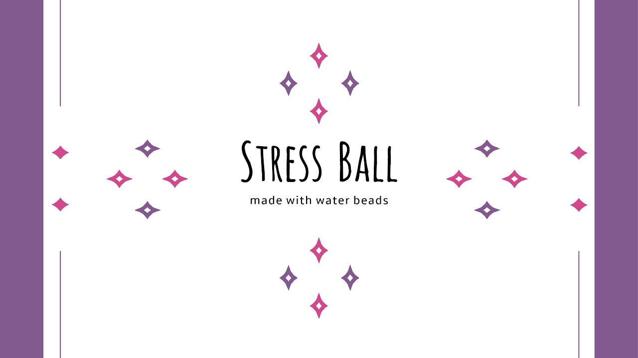 DIY Water Beads Stress Ball YouTube