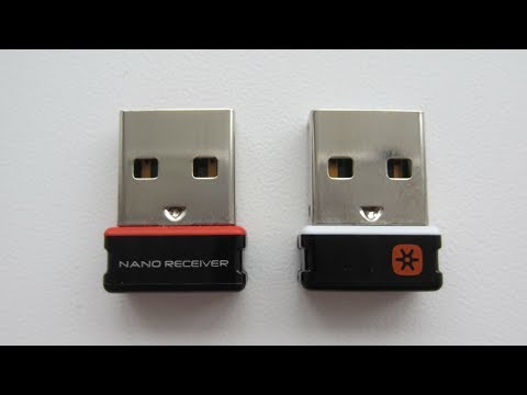 Видео: Logitech Unifying Nano Receiver - настройка, сопряжение с мышкой