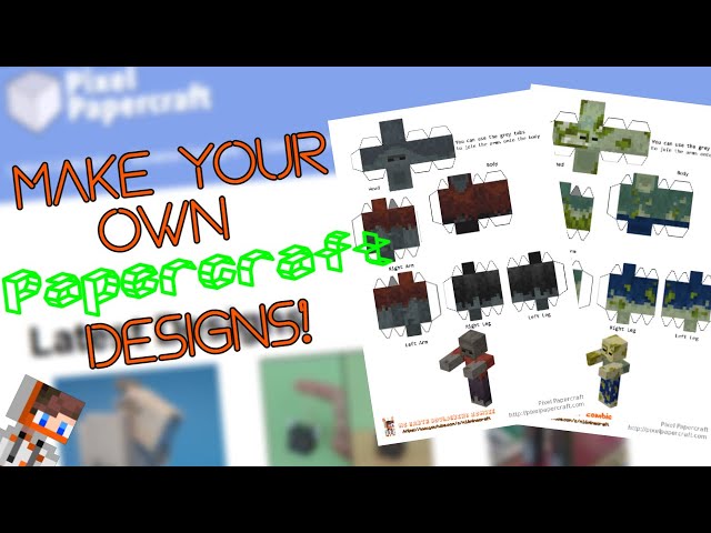 Make your own Minecraft paper craft character using your own skin! 