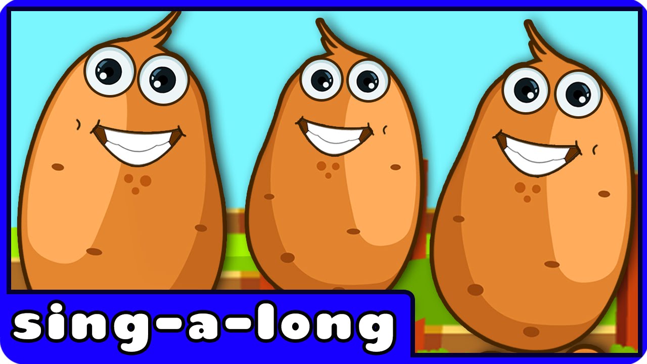 Potato Song Nursery Rhyme With Lyrics by HooplaKidz SingALong