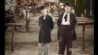 Laurel and Hardy dance to Rebel Rebel by David Bowie