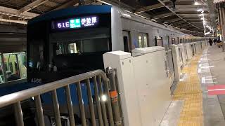 小田急4000形準急伊勢原行き本厚木駅発車！