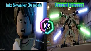 Lego Star Wars: TSS - Luke Skywalker (Dagobah) Vs General Grievous!