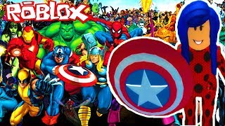 ROBLOX 🐞 SÜPER KAHRAMAN FABRİKASI 🐞 MUCİZE UĞUR BÖCEĞİ İLE KAPTAN AMERİKA OLDUK 🐞 Türkçe