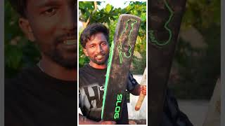 jaspo slog plastic bat vs wooden scoop bat weight comparison ❗️@RandomVloggerTamil #cricket