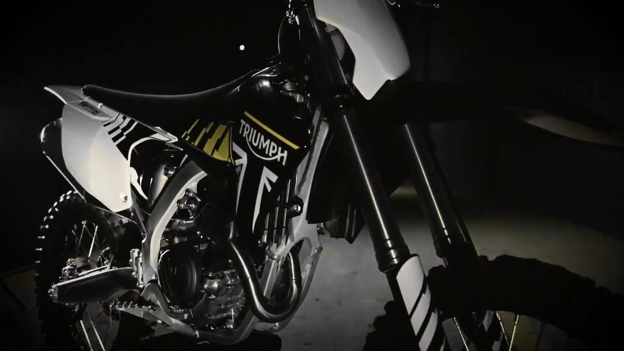 Watch Triumph's 250 Motocross Bike in Action