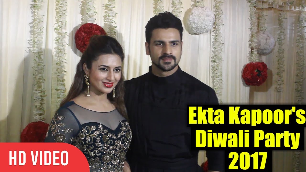 Divyanka Tripathi At Ekta Kapoors Diwali Party  Diwali Party Celebration